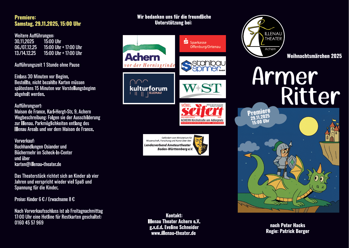 Flyer 1 Armer Ritter